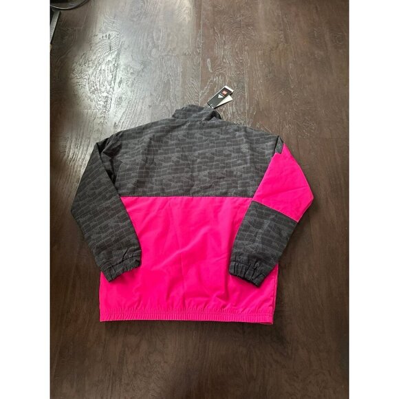 Adidas x LEGO® Classic Bricks Kids’ Half-Zip Warm Jacket – Size L, Neon Pink B36 - Picture 3 of 3